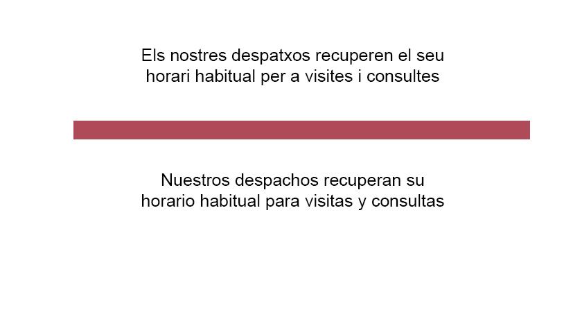 Atenció i servei en la "nova normalitat"