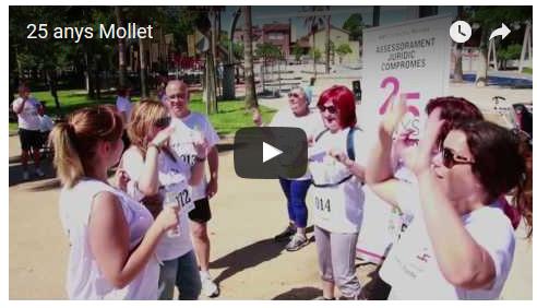 Actes de celebració dels 25 anys del despatx de Mollet