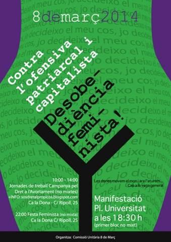 Contra l'ofensiva patriarcal