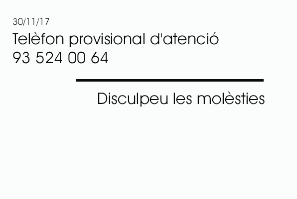 Telèfon fora de servei