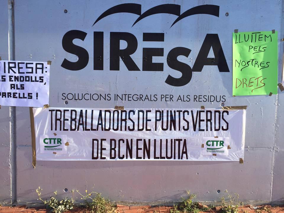 La plantilla de Siresa, dedicada a la gestión de Puntos Verdes, hará huelga el próximo 24 de abril