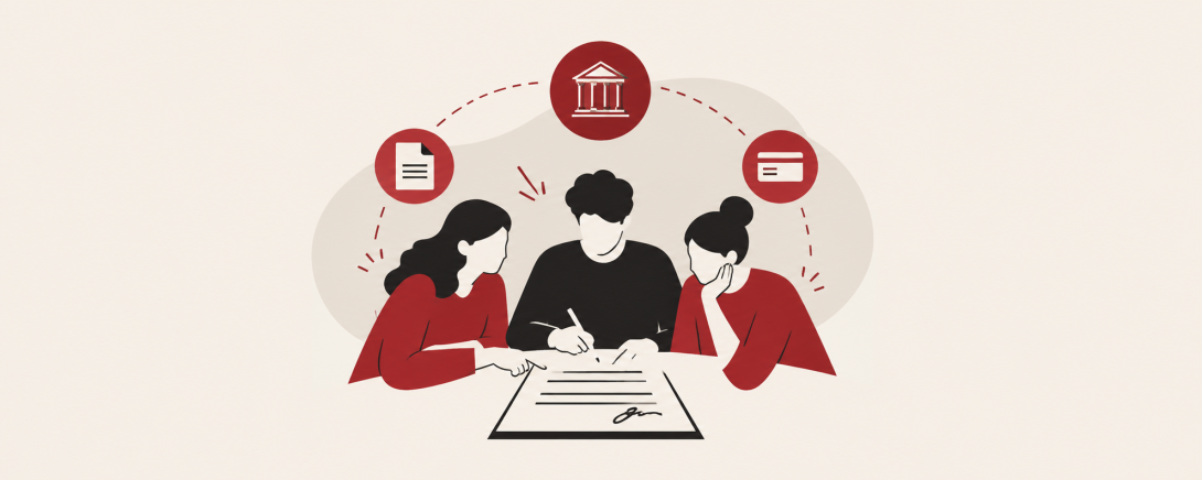 Persones promotores constituint una associació i gestionant documentació, registre i operativa bancària.