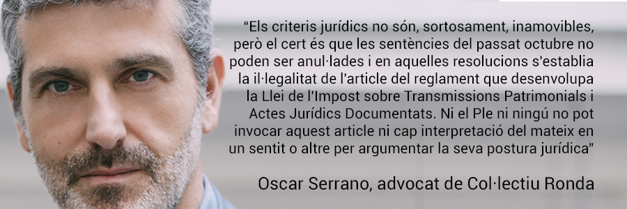 Oscar Serrano, advocat de Col·lectiu Ronda